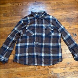 Men's Brown Plaid Flannel